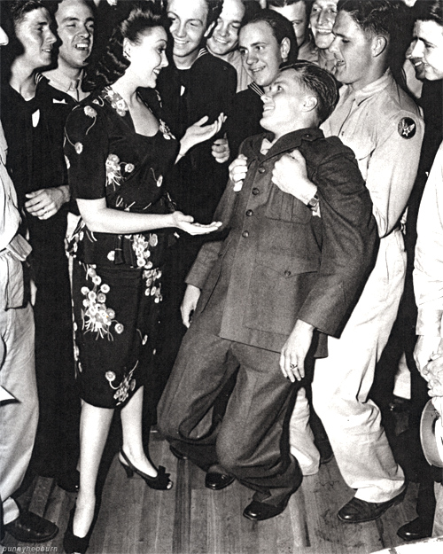 1940s fainting swing dancing
