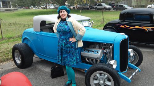 Hot rod and Hatters Vintage Fashion turquoise