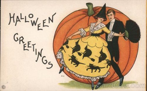 20s 30s halloween couple spooky swing dance