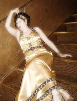 30s double gow gown made