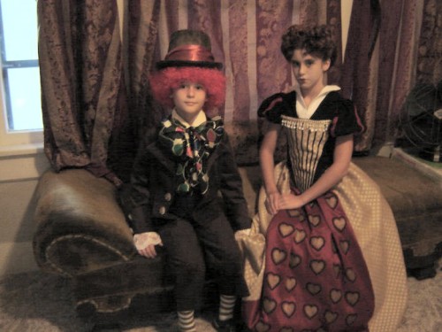 Alice in Wonderland Red Queen and Hatter
