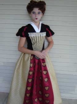 Alice in Wonderland Red Queen Dress