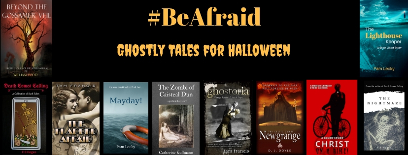 #BeAfraid banner spooktacular ghost story month