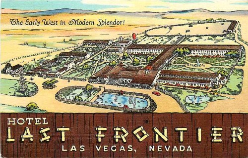 The Last Frontier Layout vintage postcard
