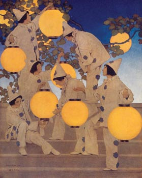 The Night Tiger book Review maxfield parrish lanterns