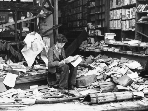 burned bookstore 1930s