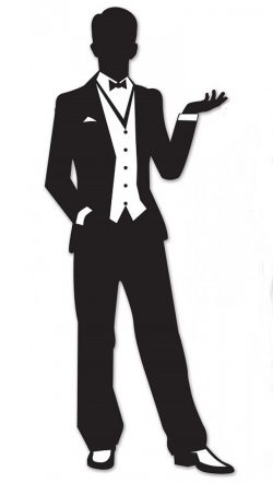 fancy lad 1920s silhouette man