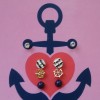 give-away July nautical earrings