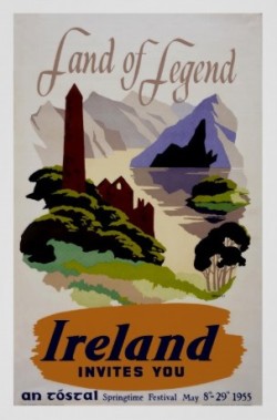 land of legend ireland vintage ad 1955