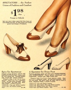 1940s Spectators Jitterbug Shoes