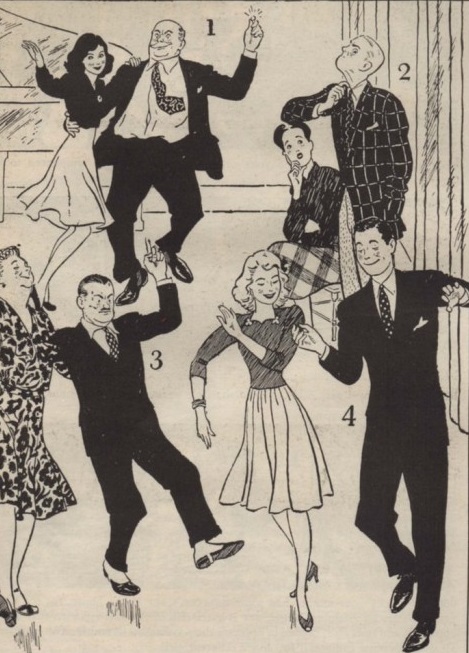 swing dance ad cropped 1940s vintage