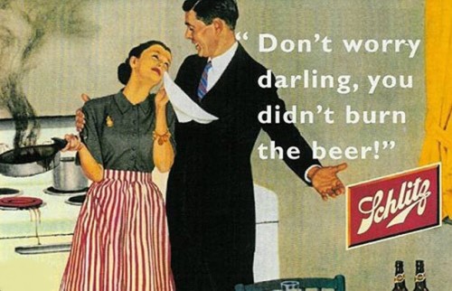 1940s 1950s vintage beer ad